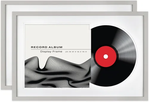 Vista 11 de MCS Format - Marco para discos de vinilo, con carga frontal, para discos de vinilo, color negro, 12.5 x 12.5 pulgadas, individual
