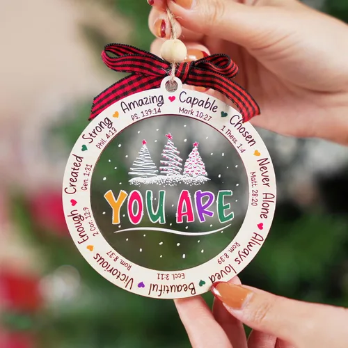 Vista 3 de Regalos cristianos para mujeres, adornos de Navidad 2025, adornos de Navidad cristianos, regalos religiosos para mujeres, adorno religioso, regalo
