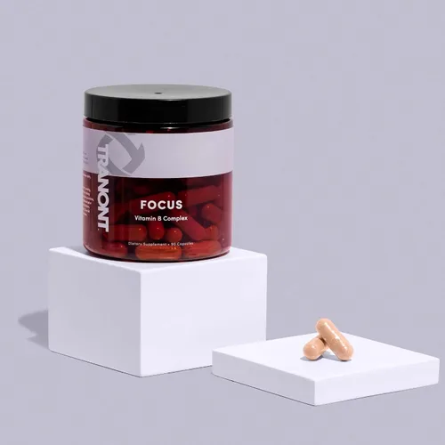 Vista 8 de Tranont Complejo Focus Vitamina B – Mejora la claridad mental, la energía y la salud inmunológica con suplementos naturales, té verde y suplemento