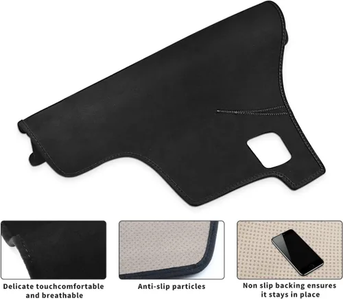 Vista 7 de auovo Cubierta de salpicadero compatible con Toyota Camry 2012-2017, accesorios protector de sombrilla antideslizante cubierta de alfombra