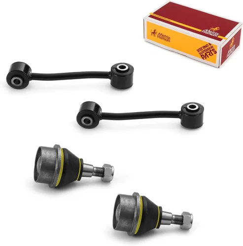 Vista 104 de Metrix Premium Chassis Parts - Juego de 4 piezas de articulación de rótula superior y barra estabilizadora delantera para Ford Ranger RWD 1998-2011