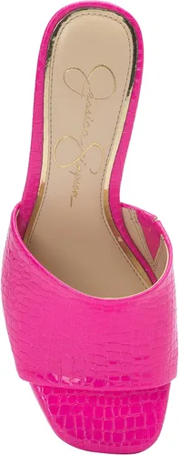 Vista 5 de Jessica Simpson Women's Elyzza Slip on Platform Sandal Heeled