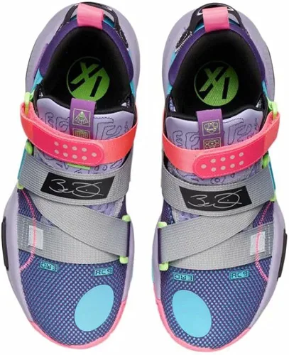 Vista 3 de LI-NING All City Wade - Zapatos de baloncesto con amortiguación para hombre antideslizantes profesionales con absorción de golpes zapatos deportivos
