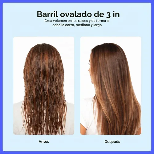 Vista 3 de Conair Cepillo secador de pelo, diseño de un solo paso, control