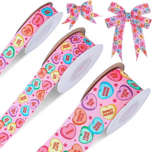 Vista 15 de JarThenaAMCS 3 rollos de cinta de grogrén Vuelta al Colegio, cinta de grogrén con temática escolar, cinta de grogrén con estampado ABC, cinta