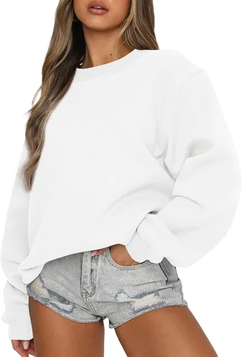 Vista 91 de EFAN Sudaderas de gran tamaño con cuello redondo Y2K para mujer, sudaderas con capucha para otoño, moda 2025, ropa para adolescentes y niñas, lindo