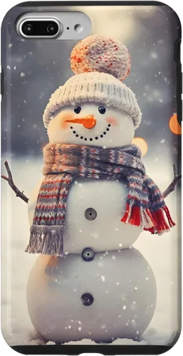 Vista 12 de Cute Christmas Snowman Winter Snow Scene Holiday Season Case for iPhone 17