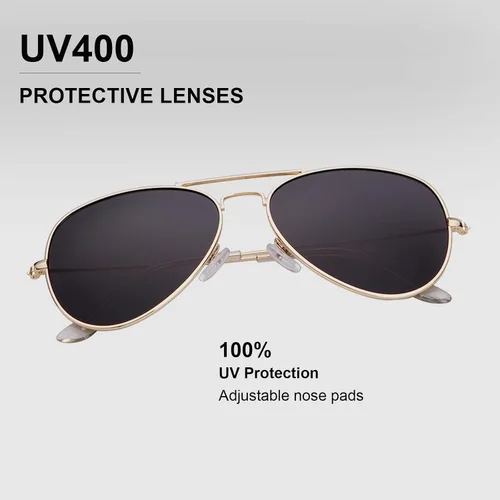 Vista 3 de Classic Aviator Sunglasses Retro Aviator Sunglasses for Women Men UV Blocking
