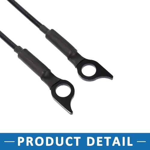 Vista 4 de Cables de portón trasero 55345125AB Correas de soporte para puerta de elevación para Dodge para Ram 1500 1994-2001 (juego de 2)