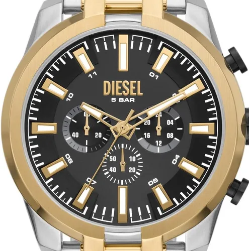 Vista 4 de Diesel Reloj de cuarzo cronógrafo de acero inoxidable dividido para hombre