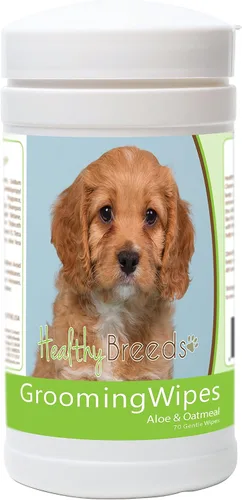 Vista 180 de Healthy Breeds Toallitas multiusos para aseo y desodorización para perros Affenpinscher – Más de 200 razas – Limpia las almohadillas para las patas