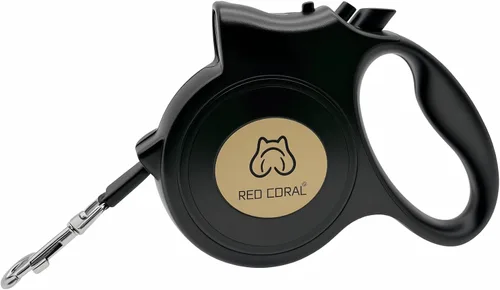 Vista 7 de Correa retráctil con luz LED para perros pequeños a medianos, extensible de 16 pies para paseos nocturnos seguros (negro)