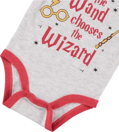 Vista 5 de Harry Potter Baby Boys Bodysuit Jogger Pants 3 Piece Set