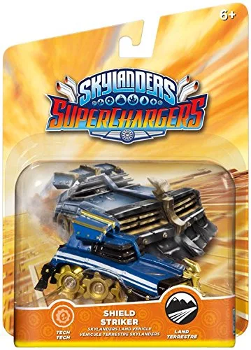 Vista 2 de Skylanders Superchargers Rare Chase Variant pátina Shield Striker