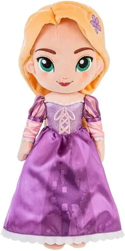 Vista 8 de Disney Store Muñeca de peluche oficial de Tinker Bell Princess, muñecas de princesa de Disney con características bordadas, Peter Pan, muñecas