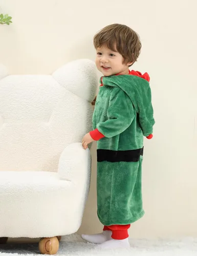 Vista 5 de COSLAND Disfraz unisex de franela para bebés y niños pequeños