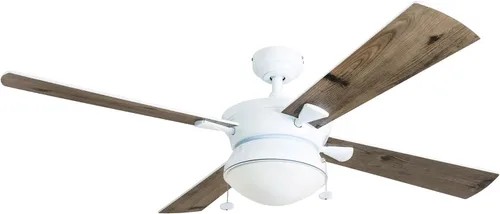 Vista 15 de Prominence Home Auletta - Ventilador de techo contemporáneo para interiores y exteriores de 52 pulgadas con luz, cadena de tracción, opciones