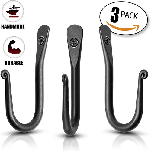 Vista 2 de Ganchos decorativos para pared, ganchos de pared para colgar abrigos, sombreros y bolsos, ganchos versátiles para toallas para baños o cocina