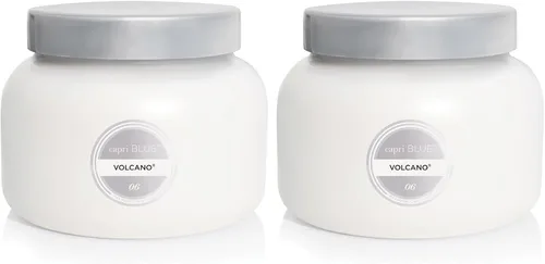 Vista 32 de Capri Blue Volcano Velas perfumadas – Velas en tarro de cristal de lujo para el hogar perfumadas con frutas tropicales y cítricos azucarados, mezcla