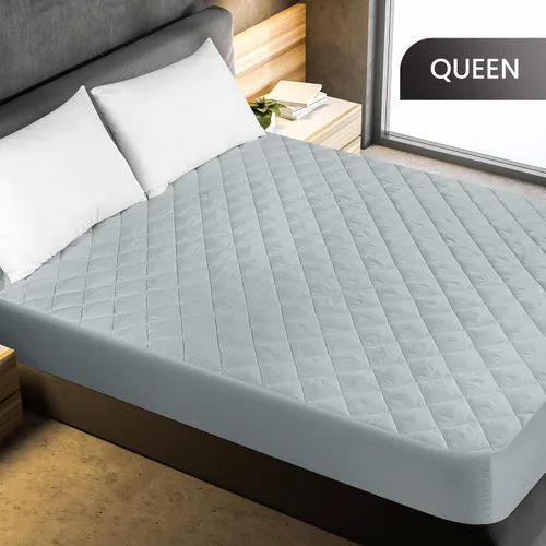 Vista 2 de Utopia Bedding - Cubrecolchón acolchado ajustado, protector y cubierta de colchón elástico con bolsillo profundo que se estira hasta 16 pulgadas