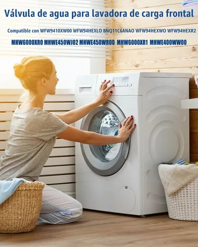 Vista 3 de Válvula de entrada de agua apta para Whirlpool Maytag WPW10289387 AP6018779