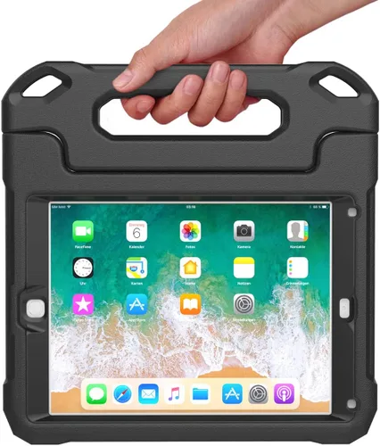 Vista 8 de SUPLIK Funda para niños para iPad de 5ª/6ª generación (9.7 pulgadas, 2017/2018), iPad Air 1 y Air 2 y Pro 9.7 Funda con protector de pantalla, funda