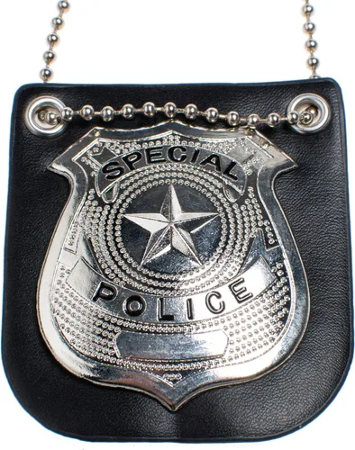 Vista 9 de Joy Join Accesorios de vestir de policía para niños, placa especial de policía con cadena