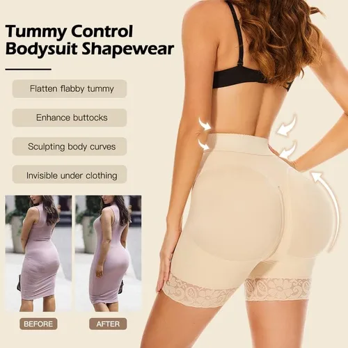 Vista 5 de SHAPERIN Faja - Pantalones cortos moldeadores para mujer, control de abdomen, pantalones cortos posparto, levantadores de glúteos, bragas