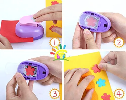 Vista 3 de CADY Crafts Punch - Perforadora circular de 2 pulgadas, perforadora de palanca, hecha a mano, círculo de 2 pulgadas