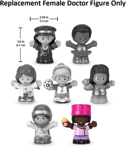 Vista 2 de Pieza de repuesto para Fisher-Price Little People Playset – Figura de repuesto para chef/panadero ~ Inspirado en Barbie You Can Be Anything