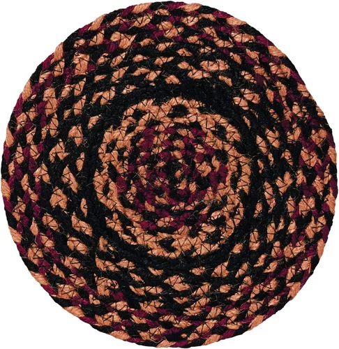 Vista 6 de La colección BlackBerry Premium Trenzada Primitivo, rústico, campestre, estilo granja Yute/algodón 30 días sin riesgo Alfombra