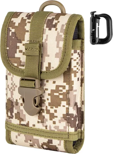 Vista 10 de Molle - Funda táctica compacta para iPhone 14 Pro/14/13 Pro/13/13 Mini/12 Pro Max/12 Pro/12/12 mini/11 Pro Max/11/XS Max/XR/X, Samsung S22/S20/S10