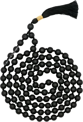 Vista 51 de Collar y Pulsera de Cuentas de Oración Japa Mala de Amazing Gemstone, 108 Cuentas para Meditación turquesa (African Turquoise)