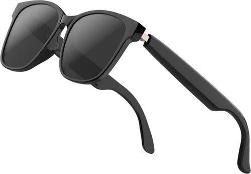 Vista 11 de Gafas de sol inteligentes con audio Bluetooth con altavoces, protección UV400, lentes de bloqueo de luz azul para hombres y mujeres Uf-17