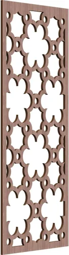 Vista 15 de 9 3/8"W x 24 3/8"H x 1/4"T Southgate Decorativos Paneles De Pared De Madera Calado, Abedul