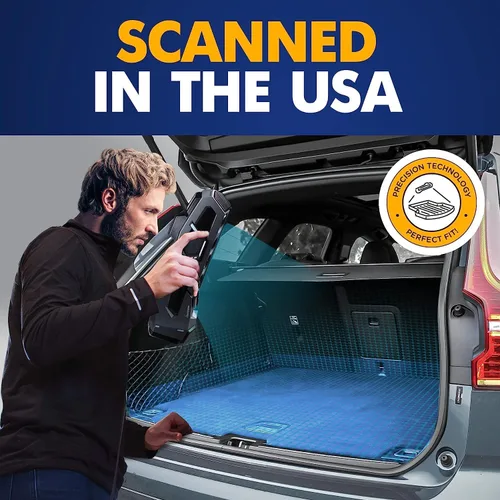 Vista 3 de Forro de carga prémium para Volvo XC60 Crossover 2018-2026 - 100% de protección, alfombrilla de maletero de automóvil de ajuste personalizado