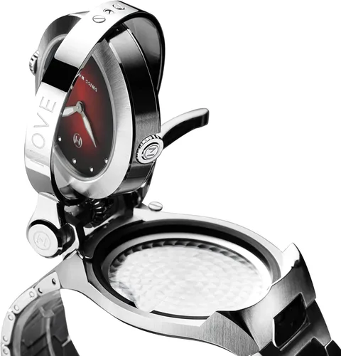 Vista 2 de NOVE Gemini Swiss Made Dual face Watch for Men & Women, 50m Water Resistance, Dual-Timezone, Sapphire Crystal, Super LumiNova Hands, Stainless Steel