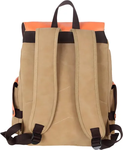 Vista 3 de Hajicxl Mochilas japonesas de anime de lona con estampado 3D, bolsa de viaje para portátiles para fanáticos del anime, Amarillo, Bolso de hombro