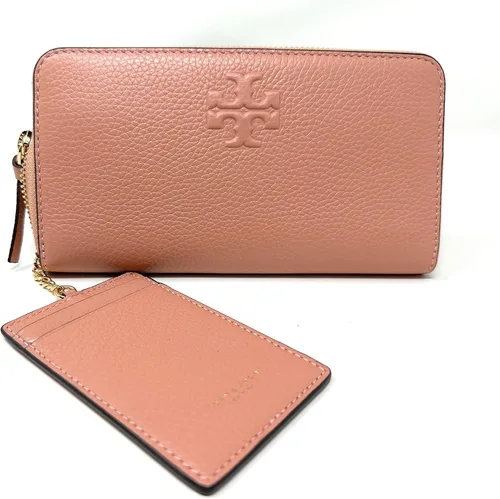 Vista 7 de Tory Birch 86004 689 Women's Long Wallet, Beige Pink, safety pink