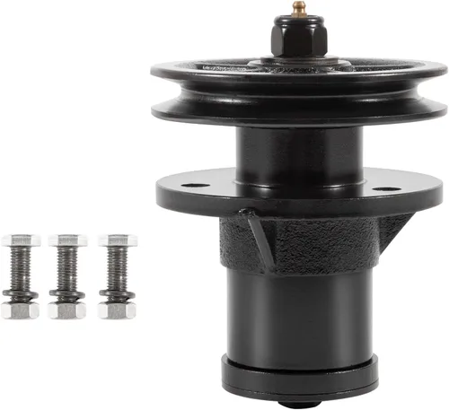 Vista 8 de Kit completo de ensamblaje de eje 50051388, piezas de repuesto y polea de tracción 50074053 con todos los accesorios. Compatible con Bush Hog RDTH