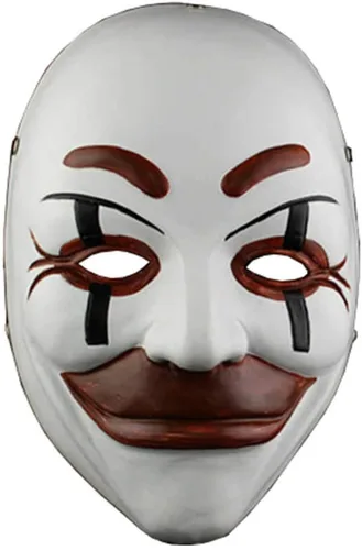 Vista 2 de Charmgle Máscaras de terror para Halloween, disfraz de cosplay de resina, accesorios para fiesta de máscaras