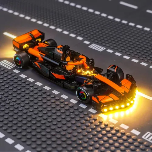 Vista 3 de Kit de luces LocoLee Compatible con Lego 77251 McLaren F1 Team MCL38 Coche de Carrera - Solo Luz Sin Modelo, Accesorios de Iluminación LED