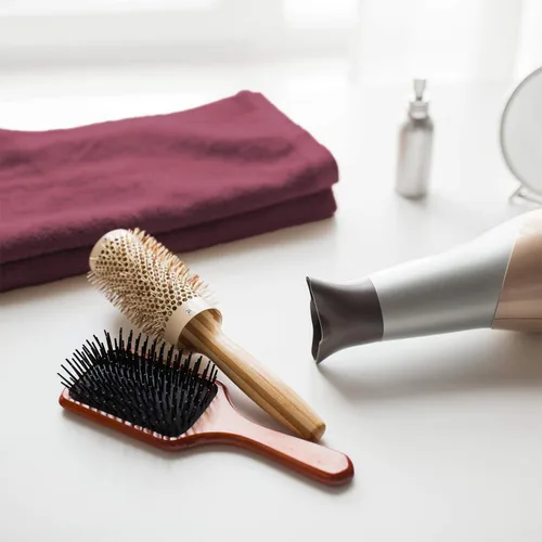 Vista 5 de Arkwright Toallas de salón a prueba de blanqueador - Paquete de 12 - Muy absorbentes, 100% algodón, secado rápido, toalla facial de spa para Borgoña