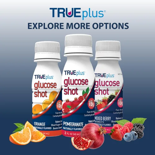 Vista 6 de TRUEplus® Glucose Shots 6 botellas - Bayas mixtas