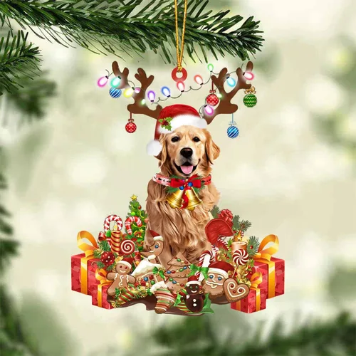 Vista 55 de Nazenti Adorno de Navidad personalizado de reno de Alaskan Malamute – Adorno de perro personalizado para amantes de las mascotas, acrílico plano
