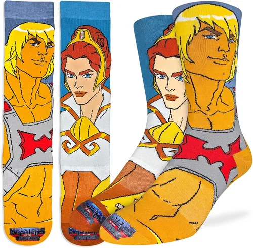 Vista 2 de Good Luck Sock Men's Masters of the Universe & He-Man Socks, Adult