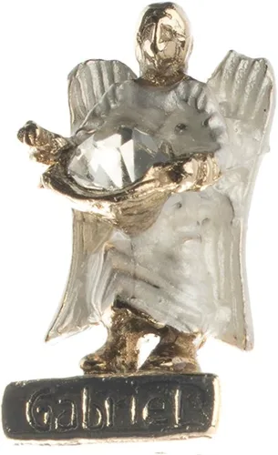 Vista 2 de Juego de figuras de ángel de 1 pulgada (1.0 in) con mini estatua de cristal, protección semanal
