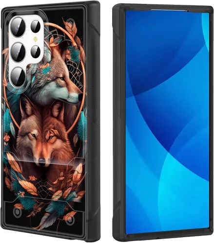 Vista 72 de Funda para Galaxy S25, de doble capa, resistente, a prueba de golpes, con soporte, funda protectora militar a prueba de caídas para Samsung Galaxy
