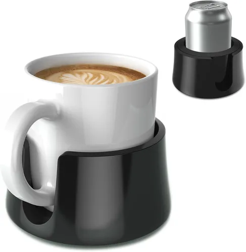 Vista 8 de HIT PRODUCTS TableCoaster - Portavasos Original Antiderrames para Mesa y Escritorio, Blanco Glaciar - Portavasos para Caravanas y Barcos, Un