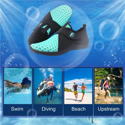 Vista 7 de Spesoul Zapatos deportivos acuáticos para hombre y mujer, secado rápido, para exteriores, para playa, natación, piscina, surf, buceo, yoga